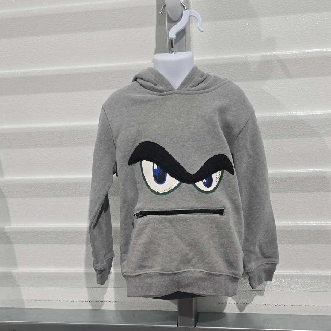 Garanimals Gray And Black Graphic Hoodie Sweatshirt Size 6